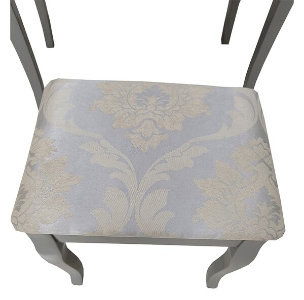Masă de toaletă cu taburete Galway NEW (gri + argintiu). 1028896