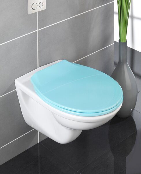 Capac WC Premium Kos albastru 37,5/44 cm
