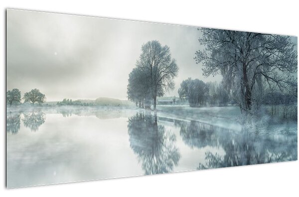 Tablou cu natura iarna (120x50 cm)