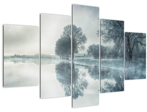 Tablou cu natura iarna (150x105 cm)