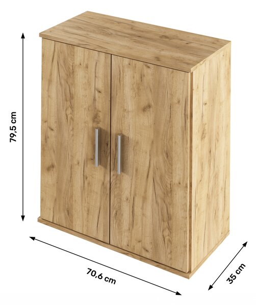 Comodă typ 1 Ressan (Stejar artisan). 1016733