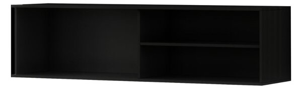 OFERTA Dulap TV suspendat MEORATI 150x40 cm, negru/dub artisan II. calitate