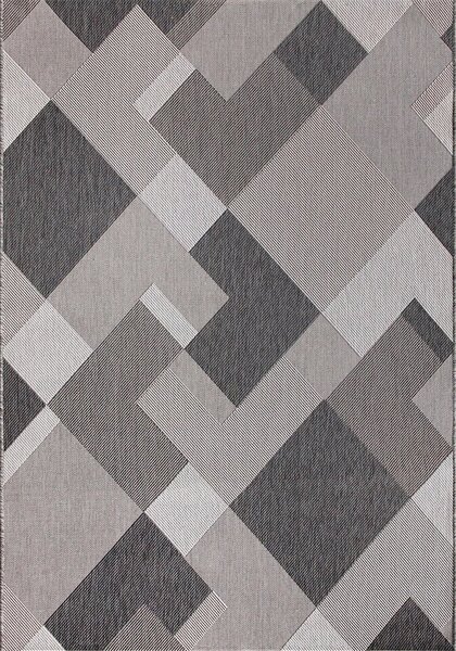 Covor Modern, Lineo A906, Gri, Diverse Dimensiuni