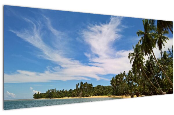 Tablou cu plajă (120x50 cm)