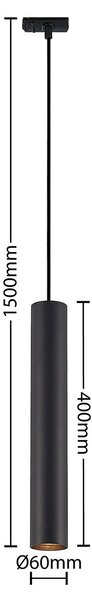 Spoturi Lindby, Linaro, Negru, Camera de zi, Metal, Modern