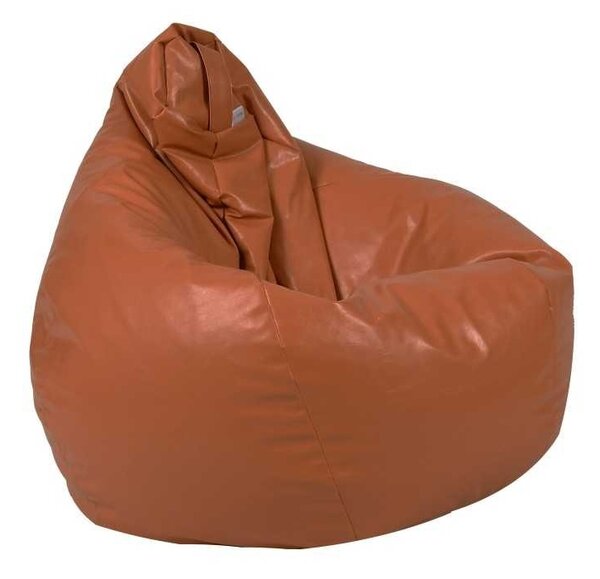 Fotoliu puf copii, Nirvana Light Pufrelax, Material Piele ecologica - Brown