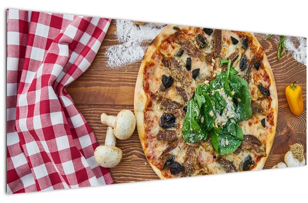 Tablou cu pizza (120x50 cm)