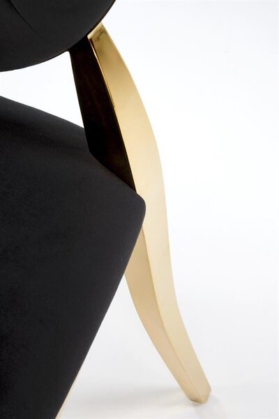 Scaun sufragerie Regino (negru + auriu). 1123671