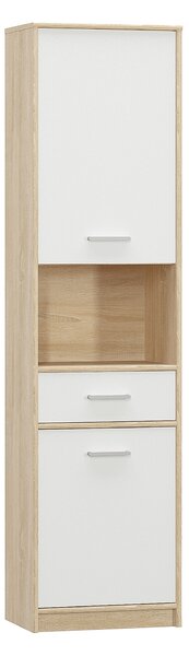 Dulap cu rafturi Thornham 2D1S (Alb). 1006306