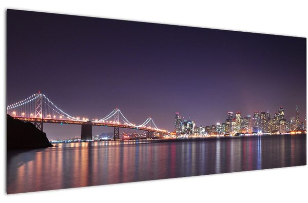 Tablou cu privirea spre San Francisco, California (120x50 cm)