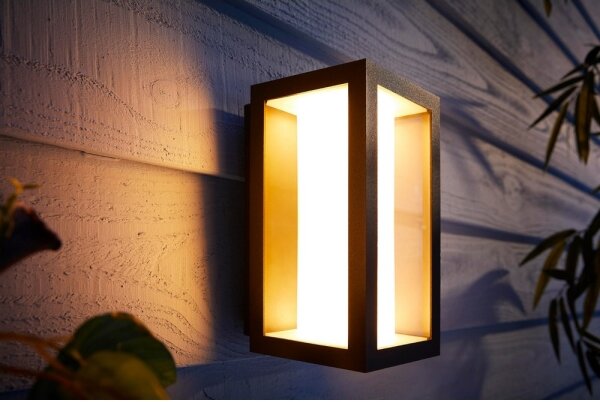 Philips 17429/30/P7 - LED RGB Aplică perete exterior Hue IMPRESS 2xLED/8W/230V IP44