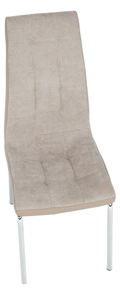 Scaun de sufragerie Gernada new (bej + Crom). 744580