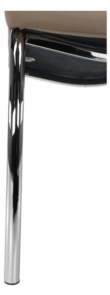 Scaun de sufragerie Gernada new (bej + Crom). 744580