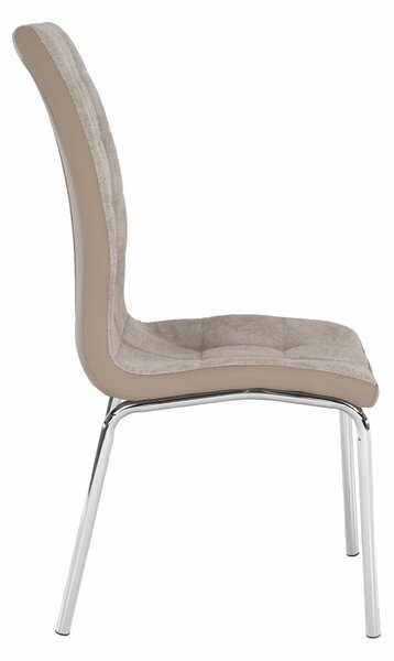 Scaun de sufragerie Gernada new (bej + Crom). 744580
