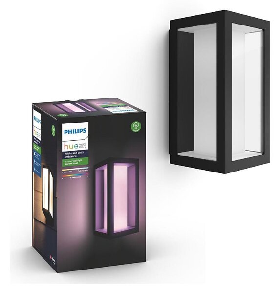 Philips 17429/30/P7 - LED RGB Aplică perete exterior Hue IMPRESS 2xLED/8W/230V IP44