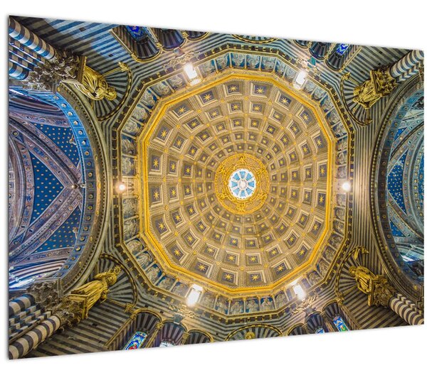 Tablou cu tavanul bisericii Siena (90x60 cm)