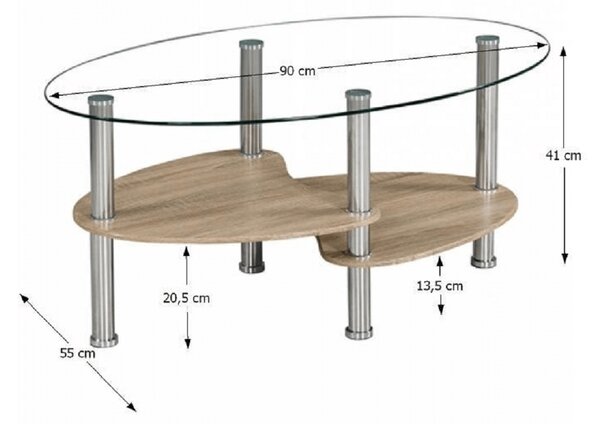 Masă de cafea Pelton NEW. 772017