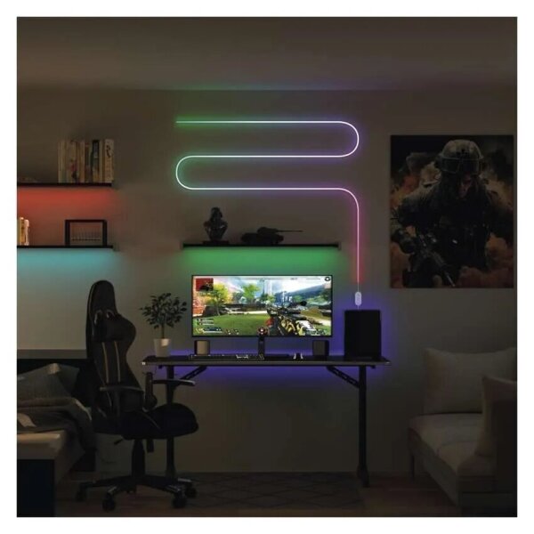 Bandă RGBIC LED dimabilă GoSmart LED/24W/230V 3 m Wi-Fi Tuya
