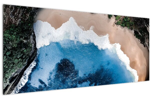 Tablou cu plaja Nusa Penida, Indonesia (120x50 cm)