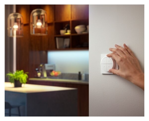 Philips Hue TAP DO cu întrerupător, 1xCR2032, alb