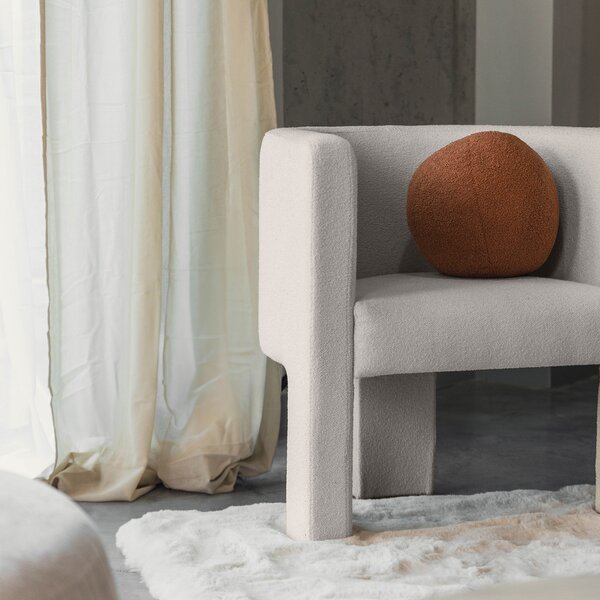 Fotoliu design crem MILU Loop 01