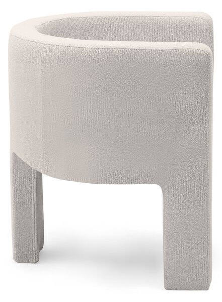 Fotoliu design crem MILU Loop 01