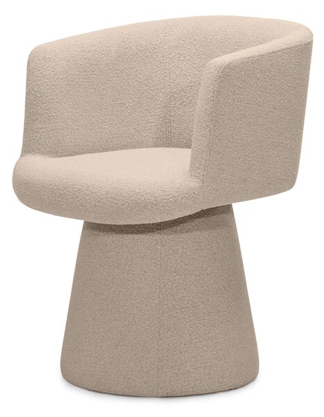Fotoliu design rotativ YATO, bej Loop 04