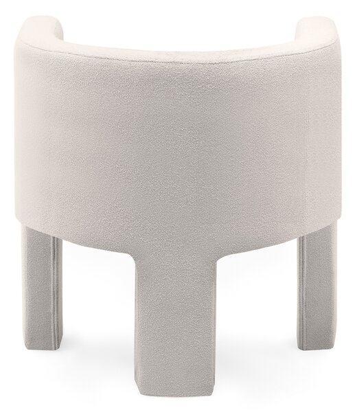 Fotoliu design crem MILU Loop 01