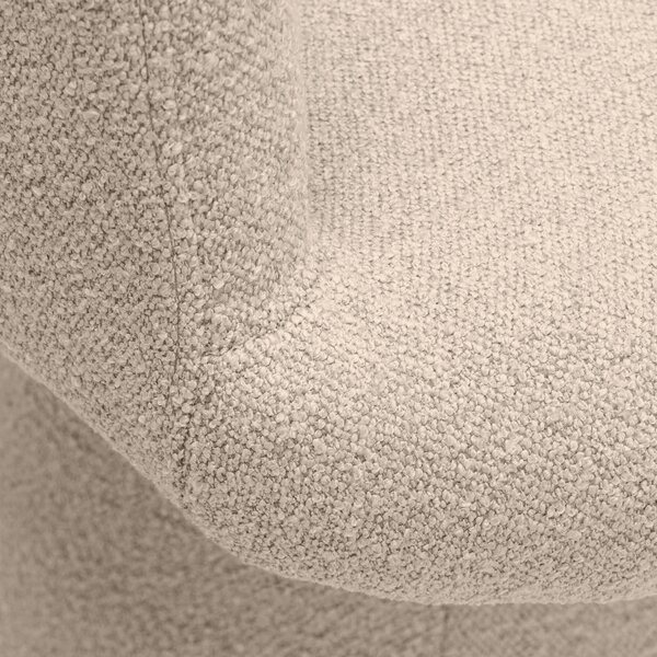 Fotoliu design rotativ YATO, bej Loop 04
