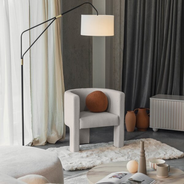 Fotoliu design crem MILU Loop 01