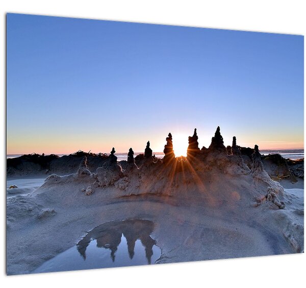 Tablou cu scenerie de nisip (70x50 cm)