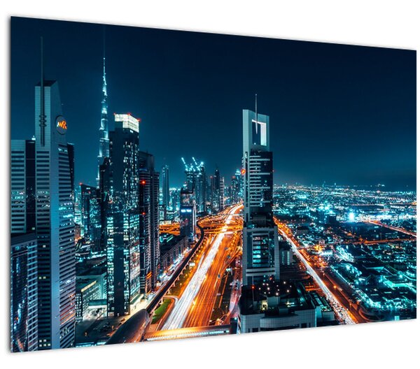 Tablou - Noaptea la Dubai (90x60 cm)