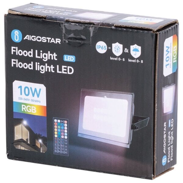 Aigostar - Proiector LED RGB dimabil LED/20W/230V IP65 + telecomandă