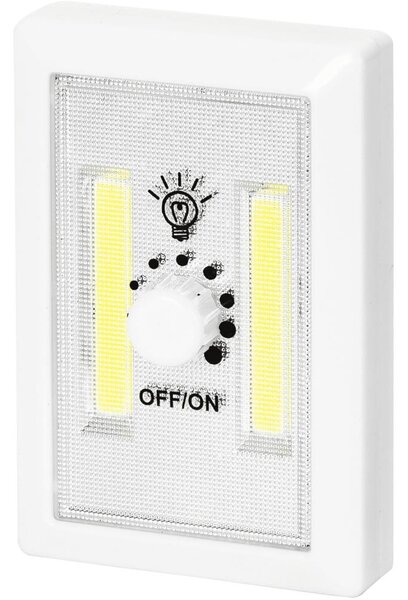 Aigostar - Lampă de noapte portabilă cu LED, 3xAAA, 6500K