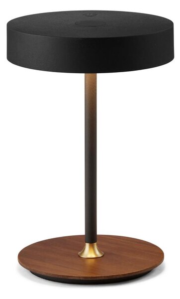 Halo Design 745777-LED Lampă reîncărcabilă cu reglaj de intensitate ON THE MOVE LED/2,5W/4000 mAh negru/lemn