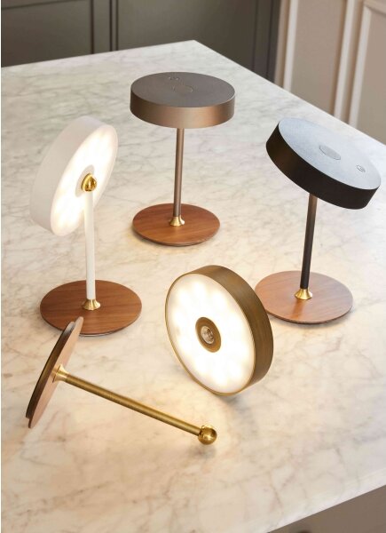 Halo Design 745760- Lampă LED reîncărcabilă reglabilă ON THE MOVE LED/2,5W/4000 mAh alb/lemn