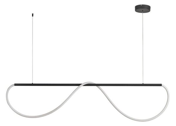 Lampă suspendată LED pe cablu MELECA, 36W, 230V, 3000/4000/6000K, 160 cm, negru
