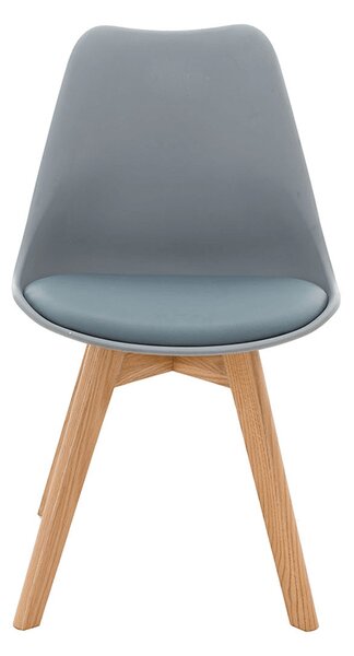 Scaun de sufragerie Bralla 2 (gri). Promo -33%. 1015643