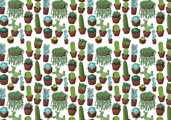 Fototapet - Cactus (254x184 cm)