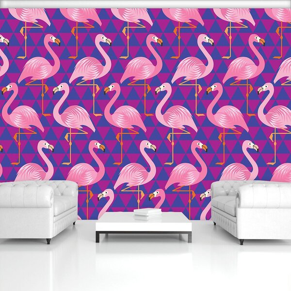 Fototapet - Flamingo (254x184 cm)