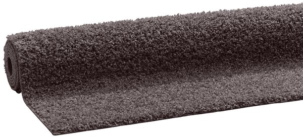 Covor Shaggy gri inchis, 60/90 cm