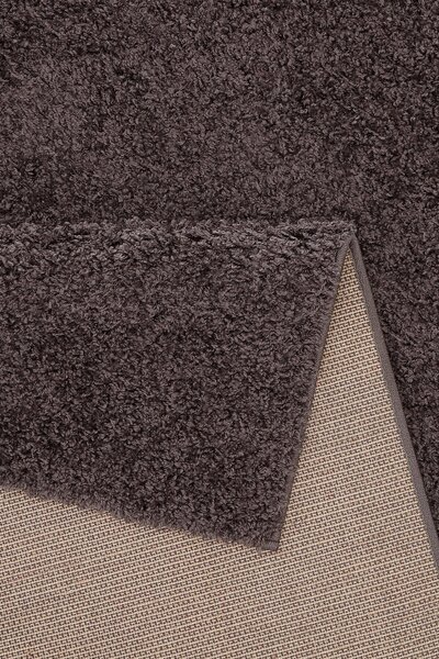 Covor Shaggy gri inchis, 60/90 cm