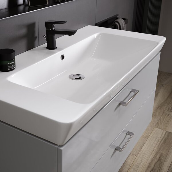 Cersanit Mille lavoar cu dulap 50.5 cm alb S801-321-DSM