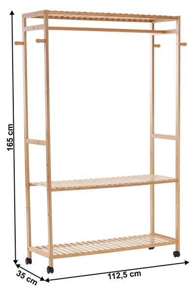 Organizator pentru dulap Deneuve (bambus natural). 1028819