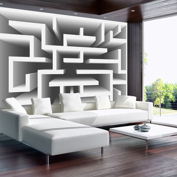 Fototapet - 3D labirint (152,5x104 cm)