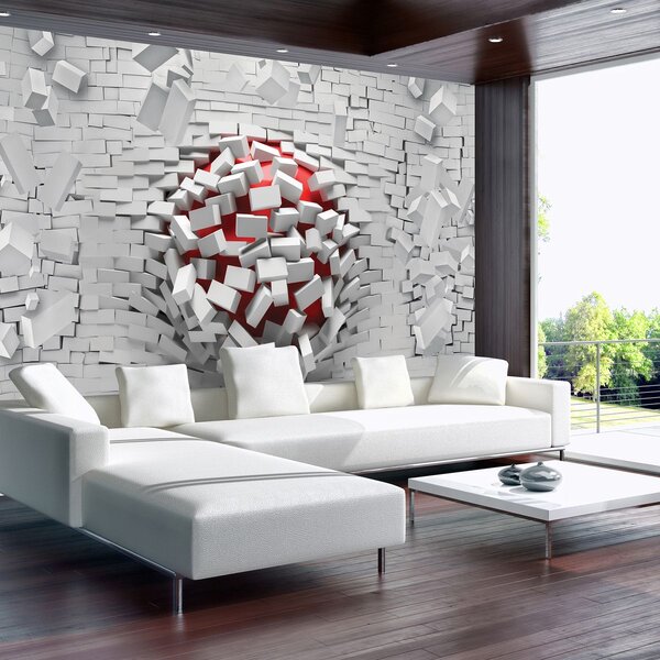 Fototapet - Wall 3D (254x184 cm)