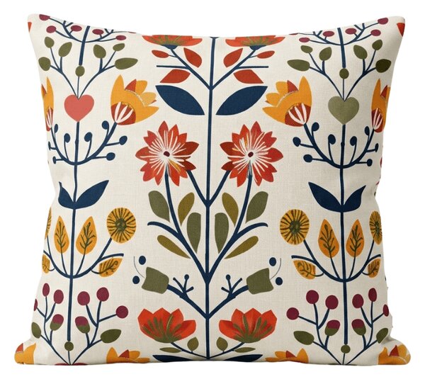 Fata de perna din polibumbac FOLKLORIA POLY 45x45 cm, colorat