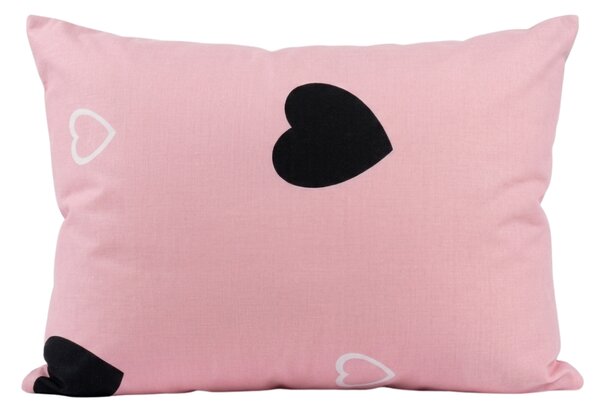 Fata de perna din polibumbac CORAZON POLY 50x70 cm, roz