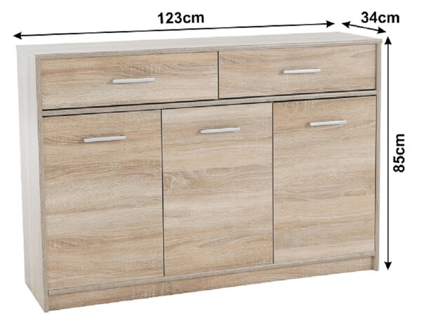 Comodă Thornham 3D2S. 808510