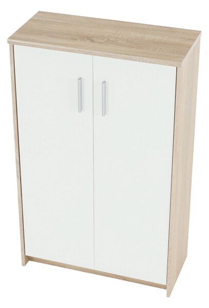 Dulap Hansa 2 NEW 13 JH112 (Stejar sonoma + Alb). 1028704